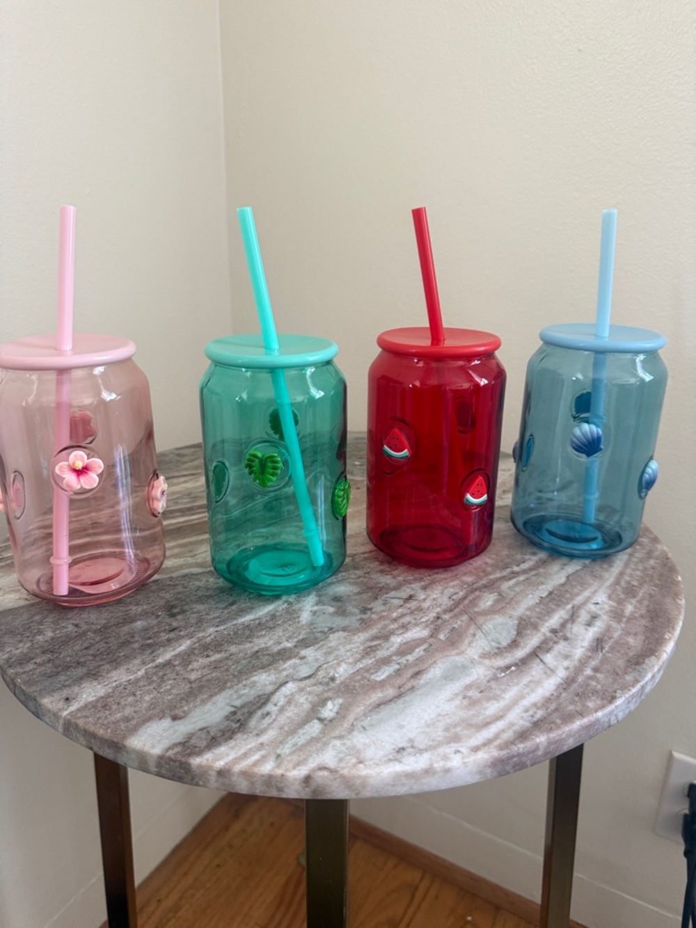 Viral Tik tok Dollar tree 16 oz glass tumblers